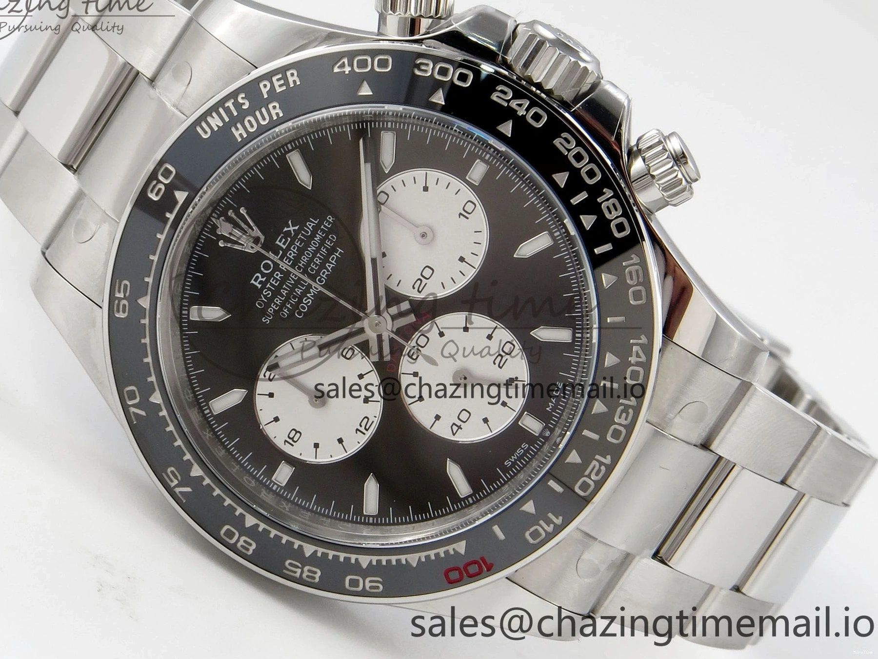 MiroTime 0316 Cozy Custom Daytona 126529 Le Mans  CLEAN 1:1 Best Edition White Dial on SS 904L Bracelet Custom Modded PPM 331